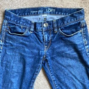 Loft modern crop jeans size 0